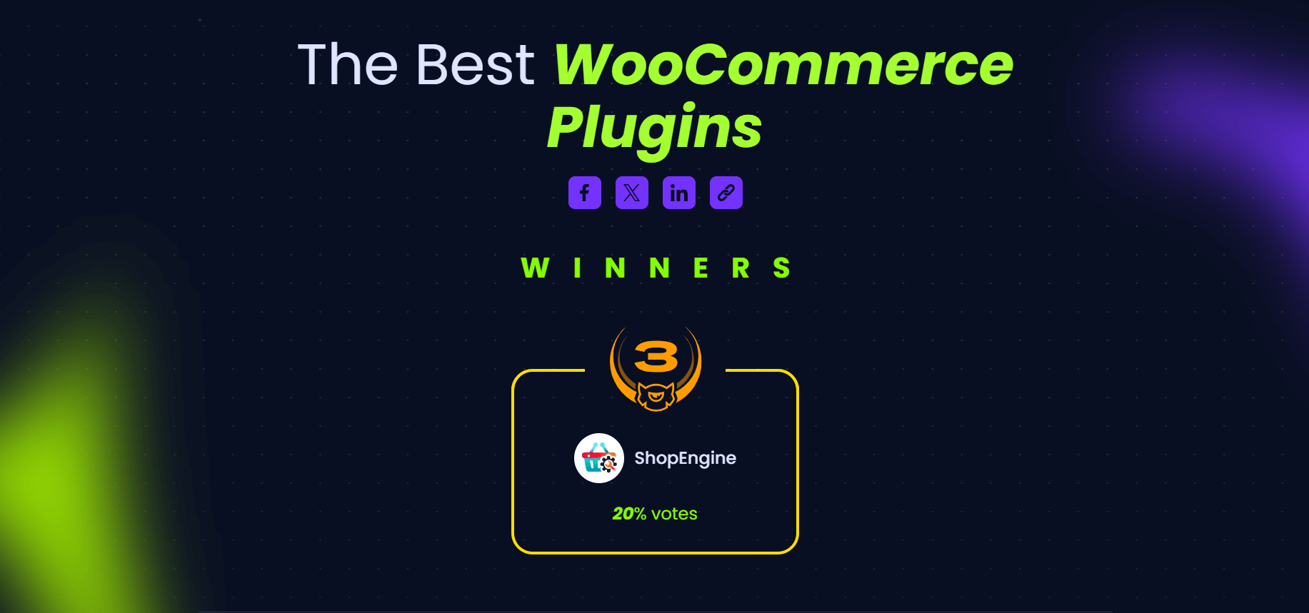 ShopEngine Template Monster Award 2025