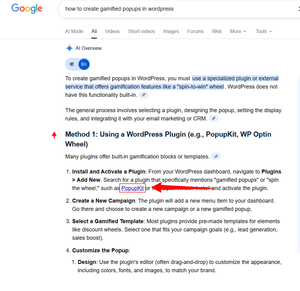 Wpmet Products Featured in Google AI Overview