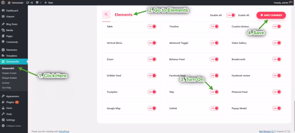 Add Yelp Reviews in WordPress