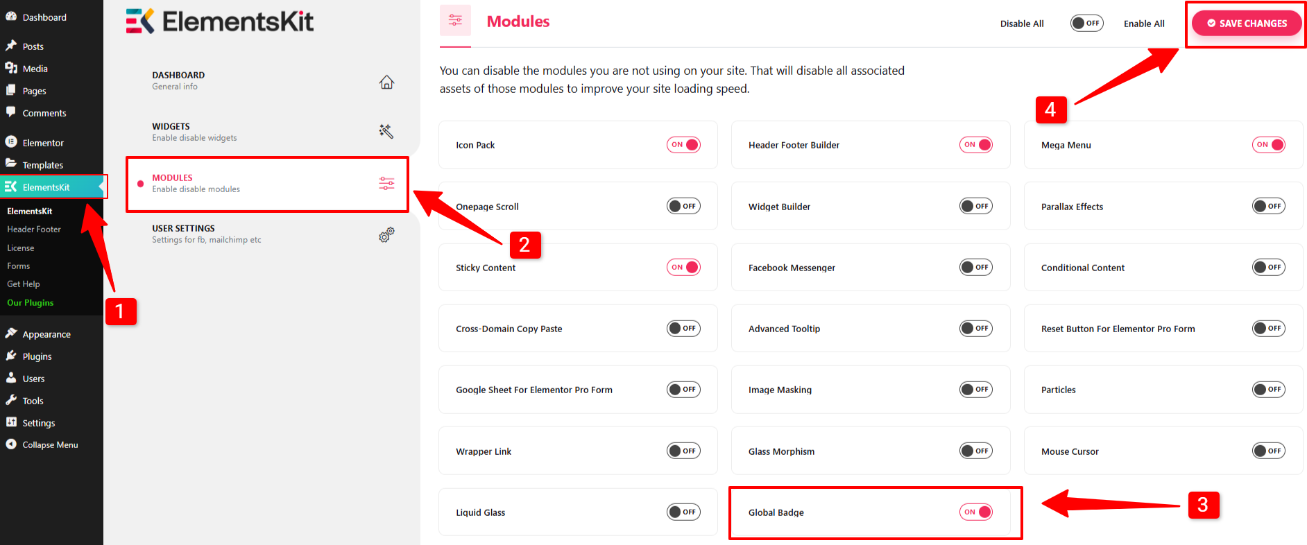 How to Add Badges to WordPress Websites