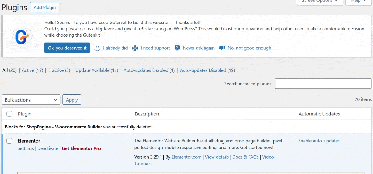 Download and activate ShopEngine