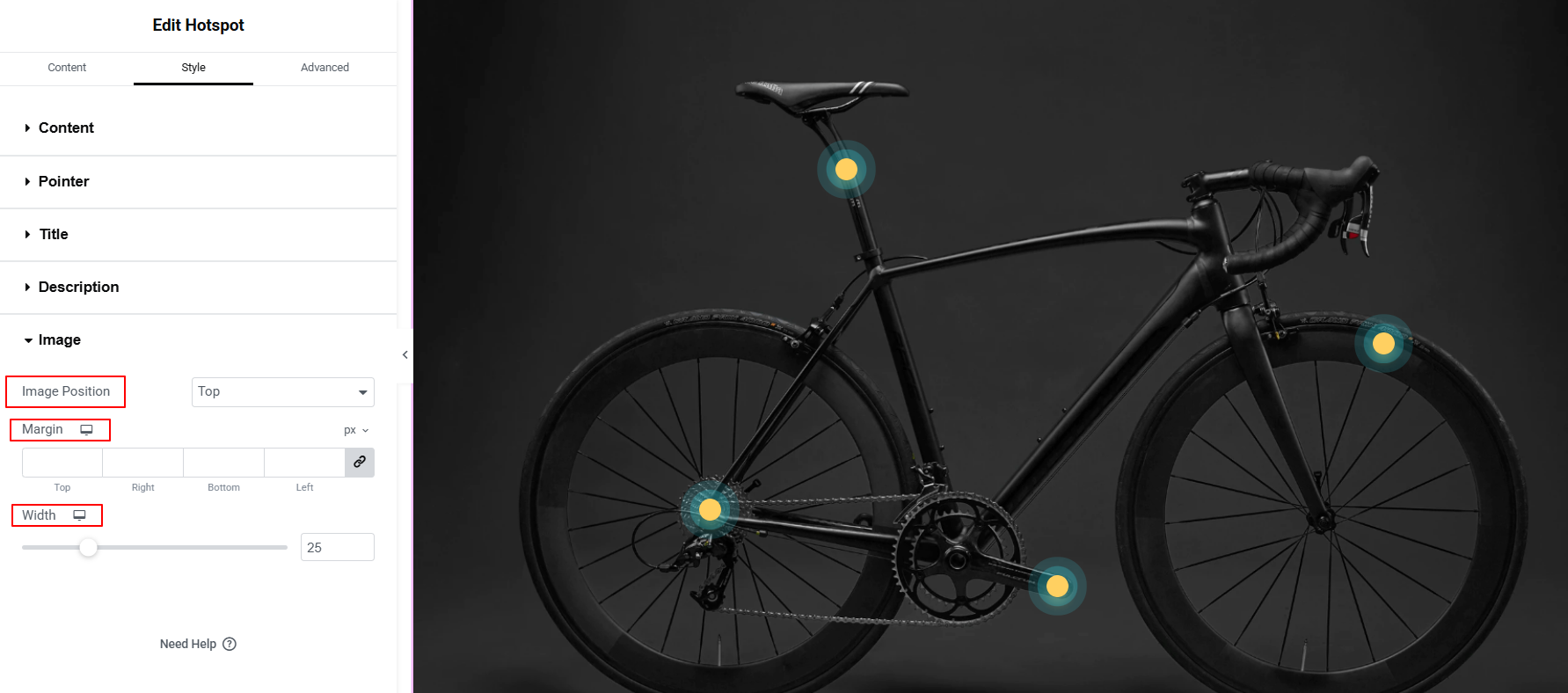 How to Add Elementor Image Hotspot