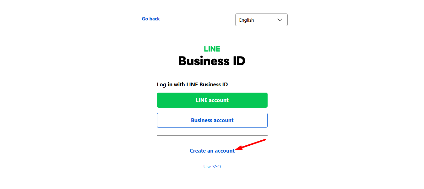 Access to the LINE Developers Console