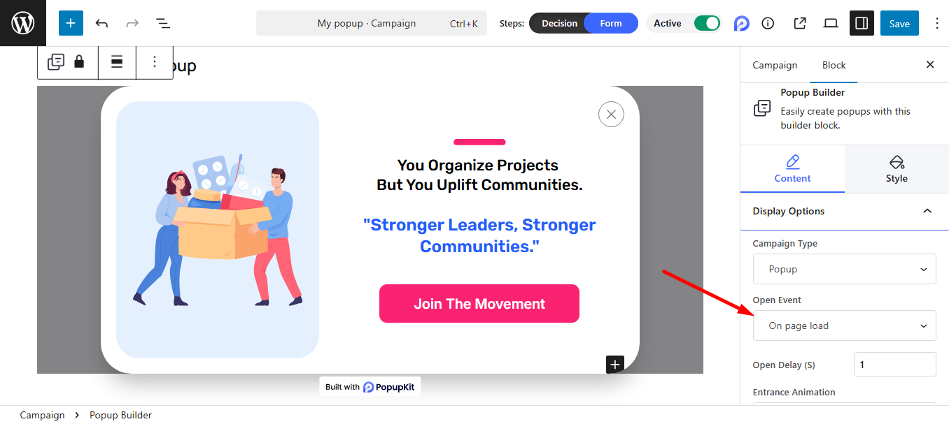 Don't use on page load for mobile popups, it causes immediate interruption