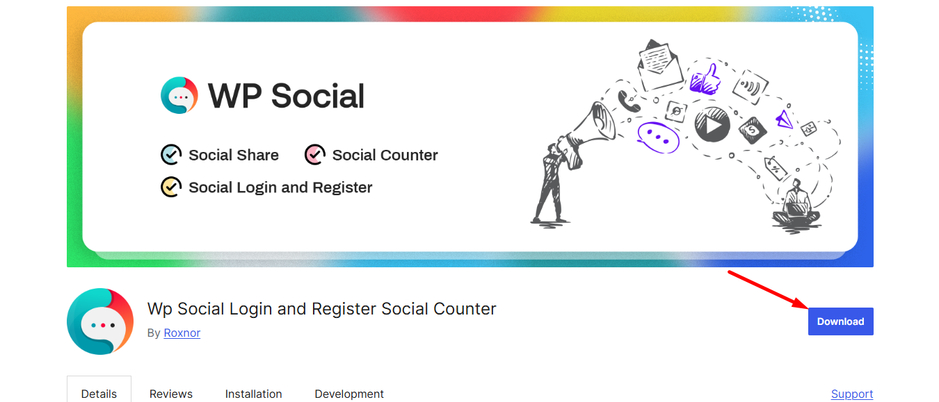Download WP Social from the WordPress Plugin Directory.png