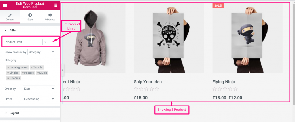 How to Display WooCommerce Products in a Carousel