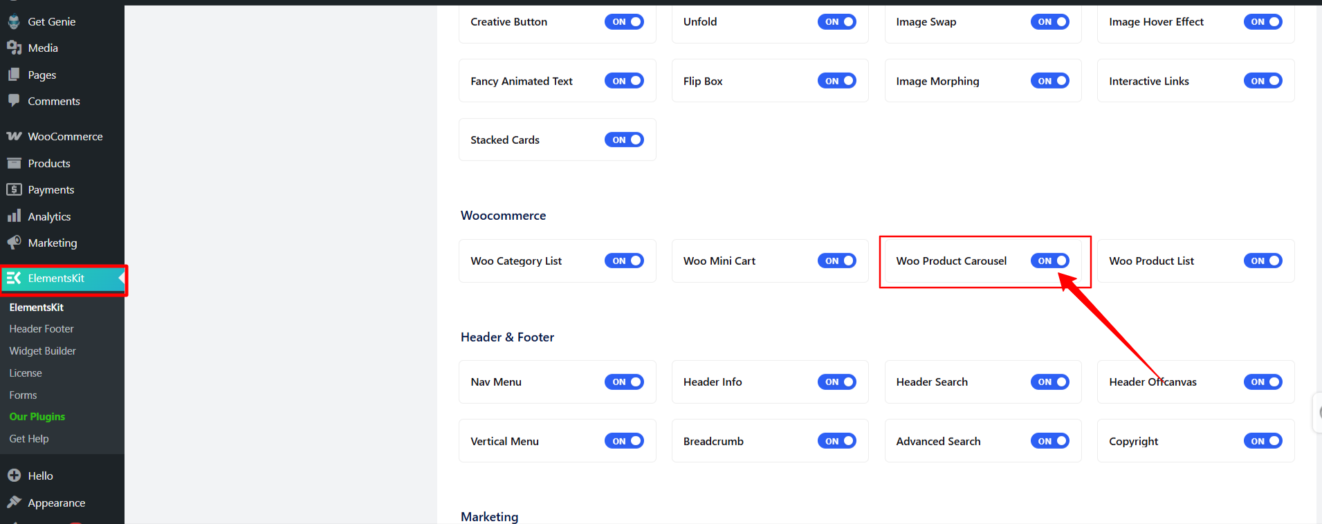 WooCommerce Product Carousel Widget
