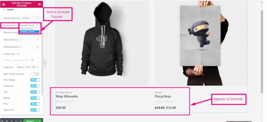 How to Display WooCommerce Products in a Carousel