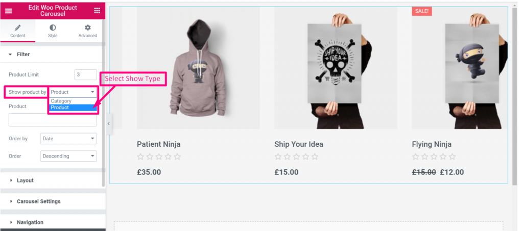 How to Display WooCommerce Products in a Carousel